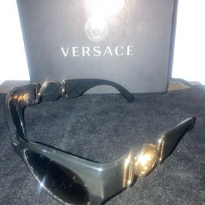 Versace Black and Gold Fashion Glasses